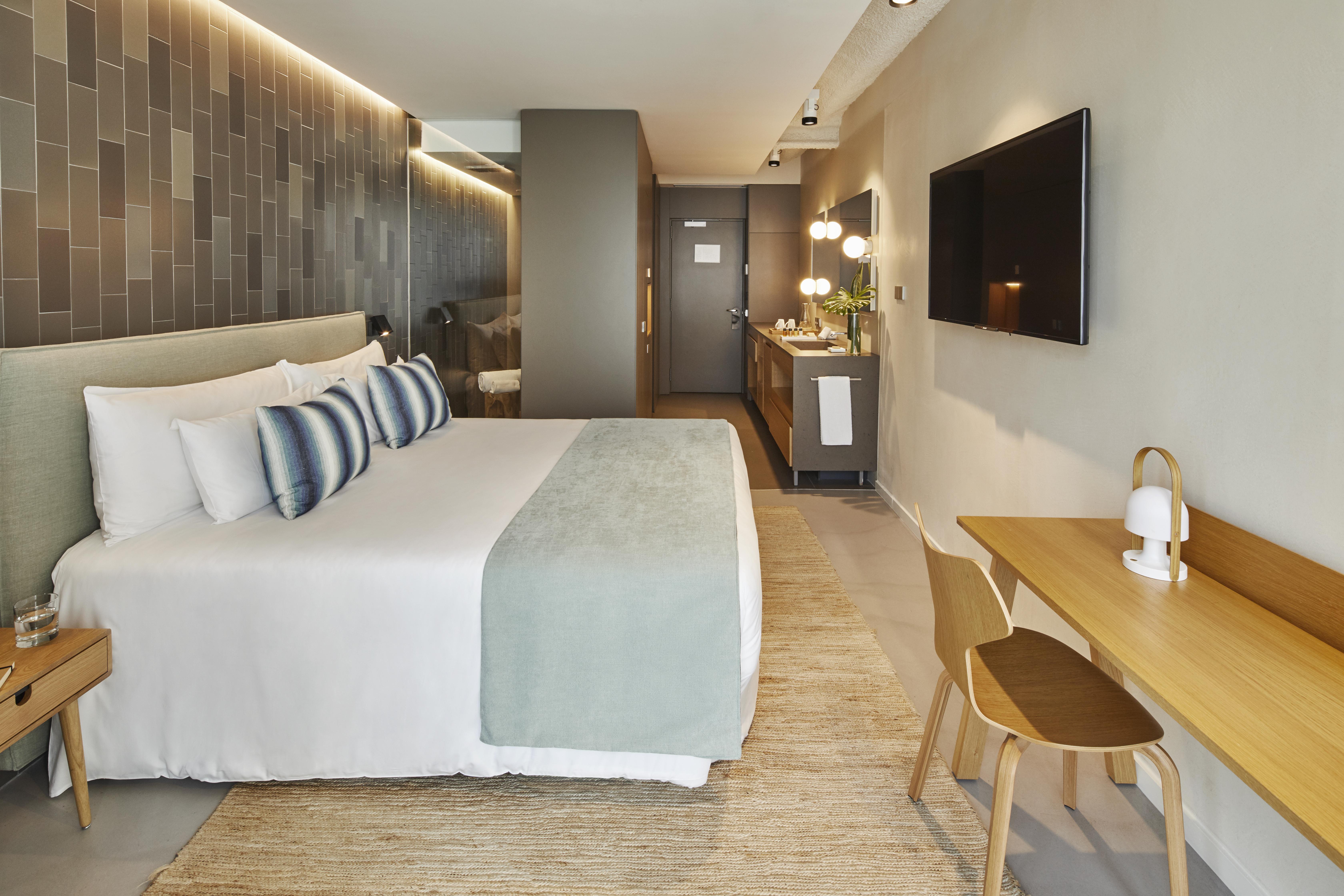 Hotel Ohla Eixample Barcelona Exterior foto A room at the hotel