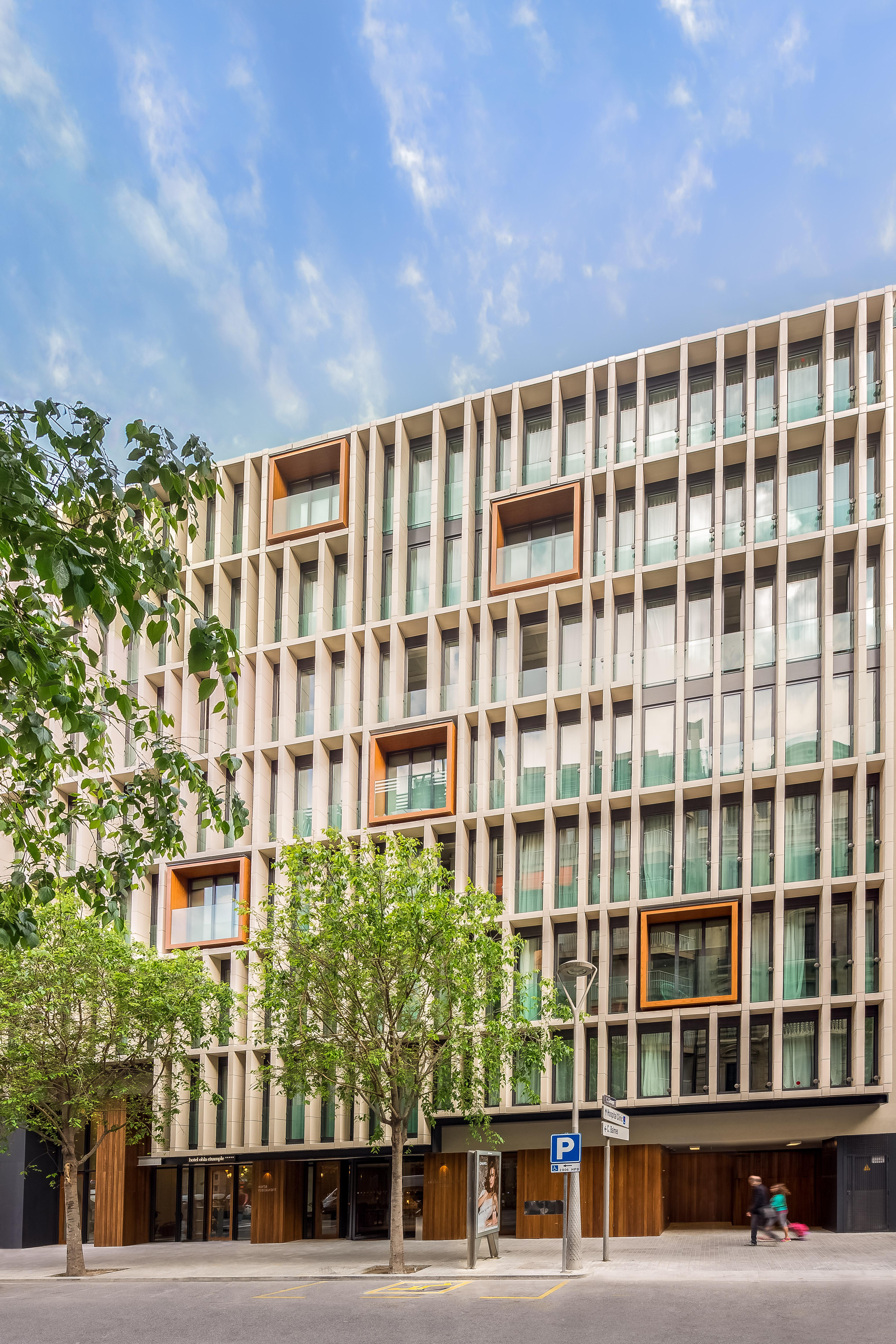 Hotel Ohla Eixample Barcelona Exterior foto The new residential building